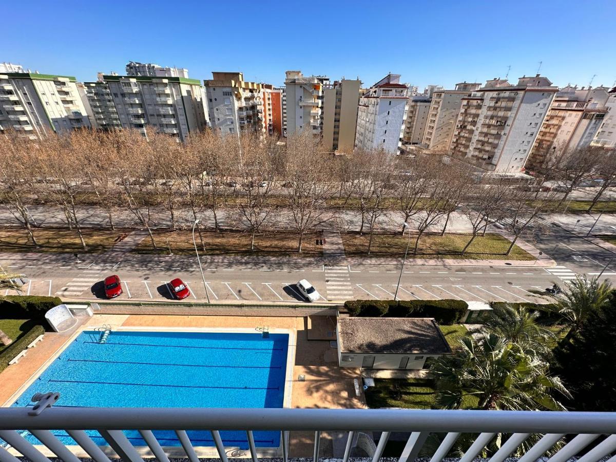 Precioso Apartamento Con Piscina Playa de Gandia Bagian luar foto